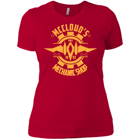 T-Shirts Red / X-Small McCloud Mechanic Shop Women's Premium T-Shirt