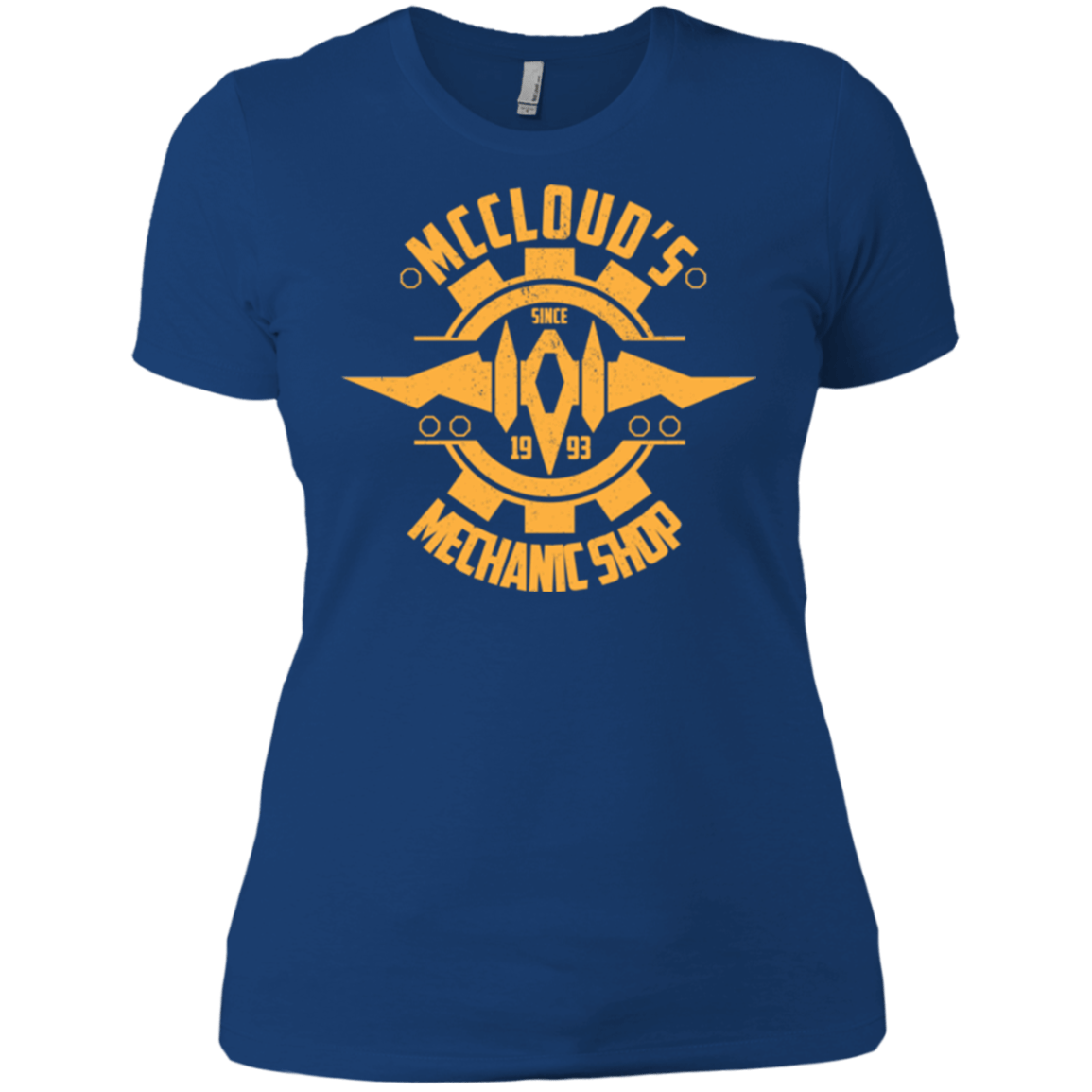 T-Shirts Royal / X-Small McCloud Mechanic Shop Women's Premium T-Shirt