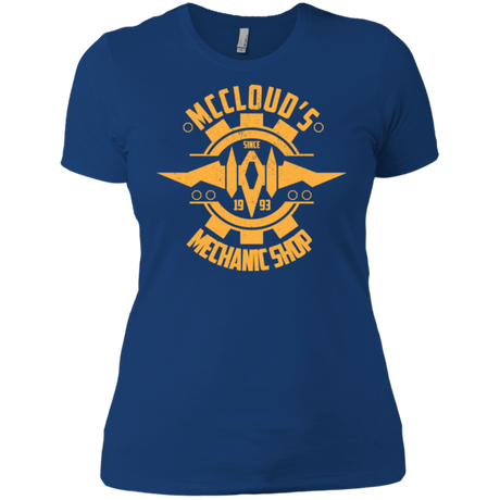 T-Shirts Royal / X-Small McCloud Mechanic Shop Women's Premium T-Shirt