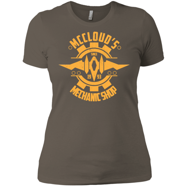T-Shirts Warm Grey / X-Small McCloud Mechanic Shop Women's Premium T-Shirt