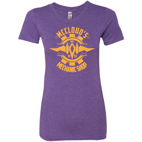 T-Shirts Purple Rush / Small McCloud Mechanic Shop Women's Triblend T-Shirt