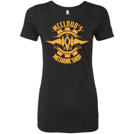 T-Shirts Vintage Black / Small McCloud Mechanic Shop Women's Triblend T-Shirt