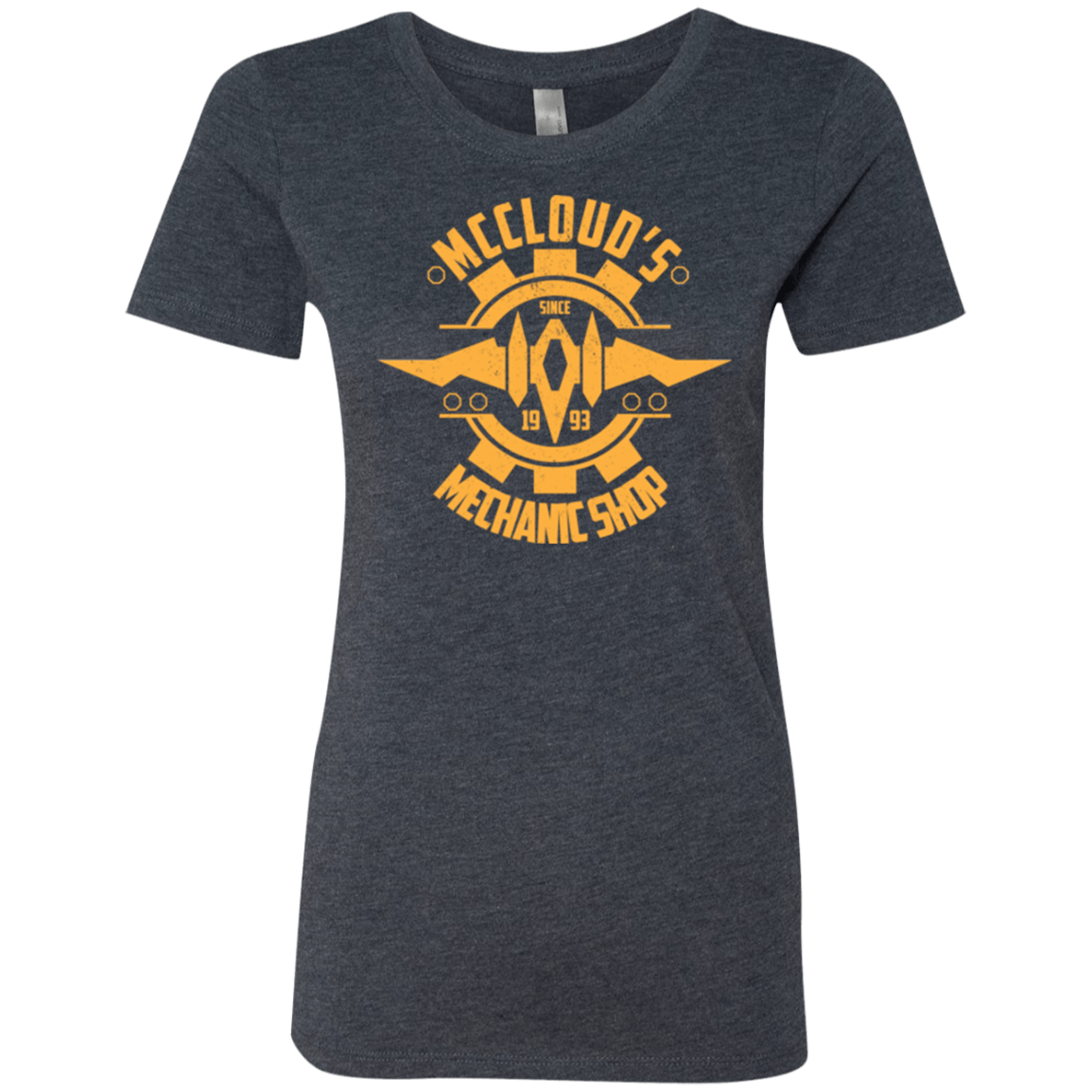 T-Shirts Vintage Navy / Small McCloud Mechanic Shop Women's Triblend T-Shirt