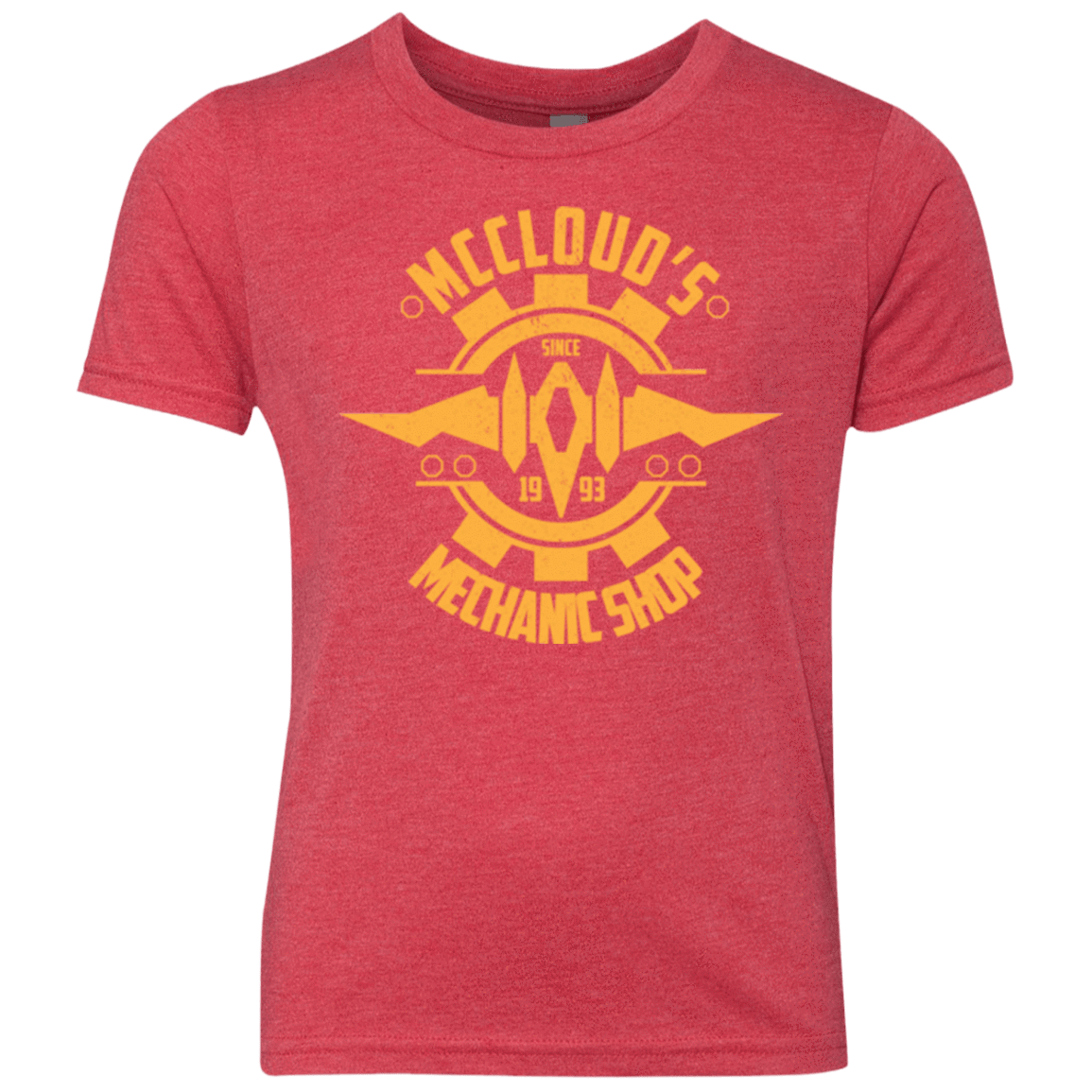 T-Shirts Vintage Red / YXS McCloud Mechanic Shop Youth Triblend T-Shirt