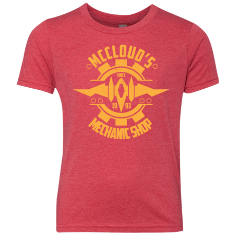 T-Shirts Vintage Red / YXS McCloud Mechanic Shop Youth Triblend T-Shirt