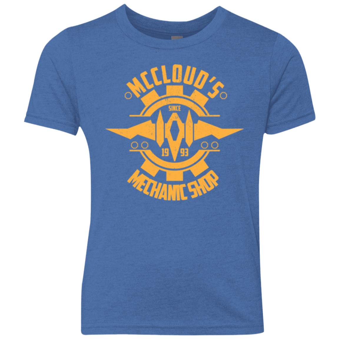 T-Shirts Vintage Royal / YXS McCloud Mechanic Shop Youth Triblend T-Shirt