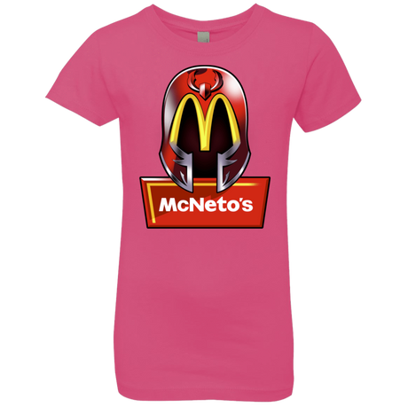 T-Shirts Hot Pink / YXS McNeto's Girls Premium T-Shirt