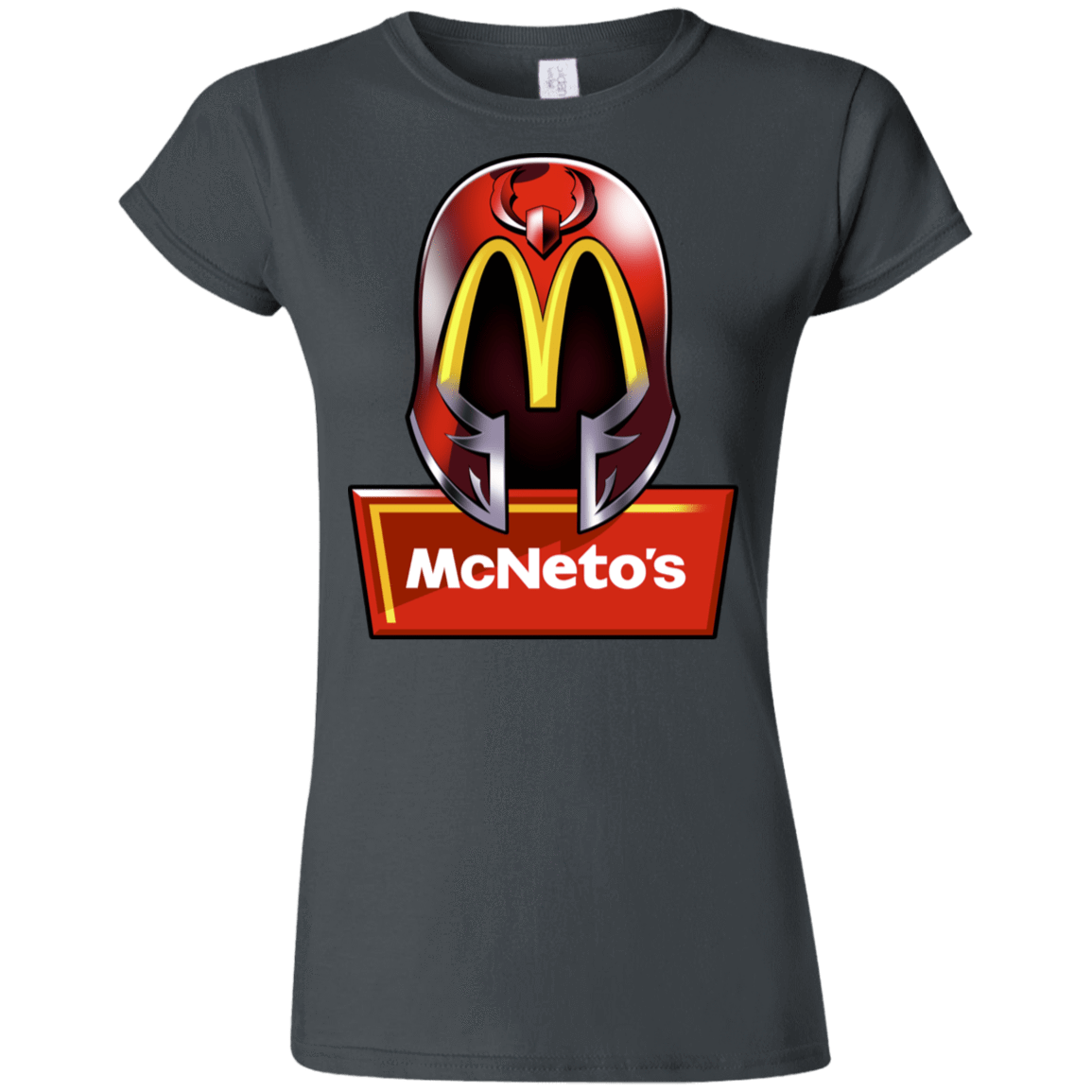 T-Shirts Charcoal / S McNeto's Junior Slimmer-Fit T-Shirt