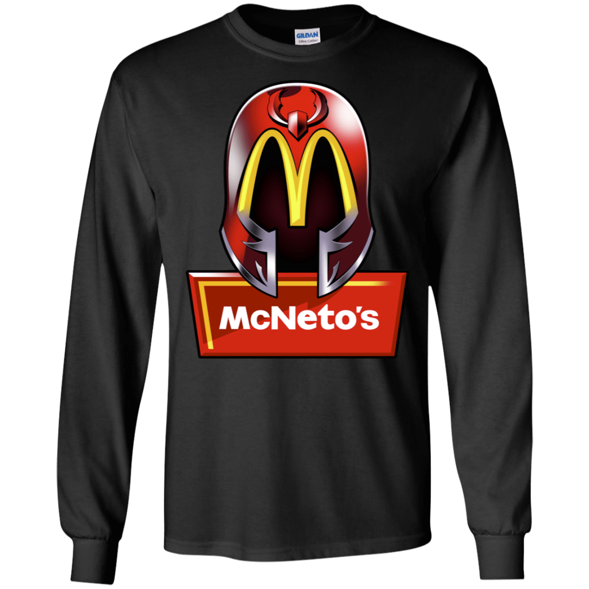 T-Shirts Black / S McNeto's Men's Long Sleeve T-Shirt