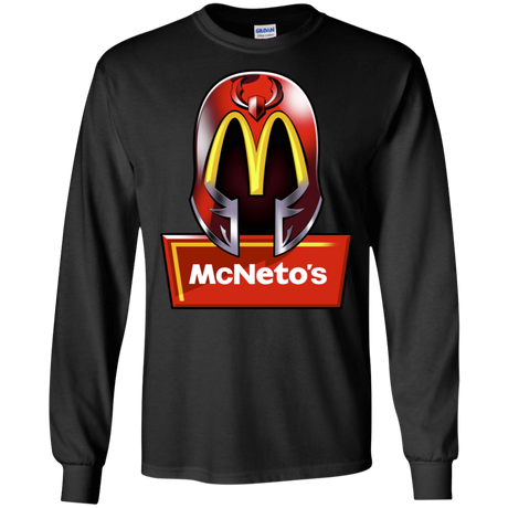 T-Shirts Black / S McNeto's Men's Long Sleeve T-Shirt