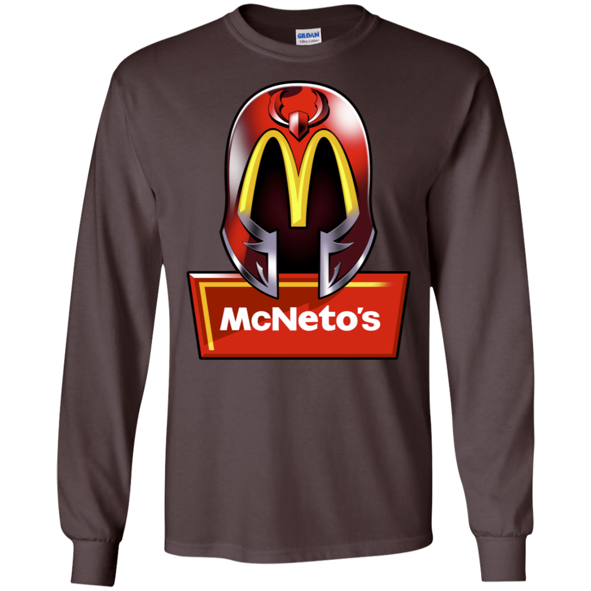 T-Shirts Dark Chocolate / S McNeto's Men's Long Sleeve T-Shirt