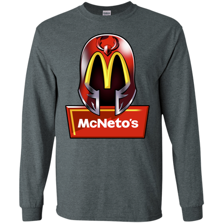 T-Shirts Dark Heather / S McNeto's Men's Long Sleeve T-Shirt