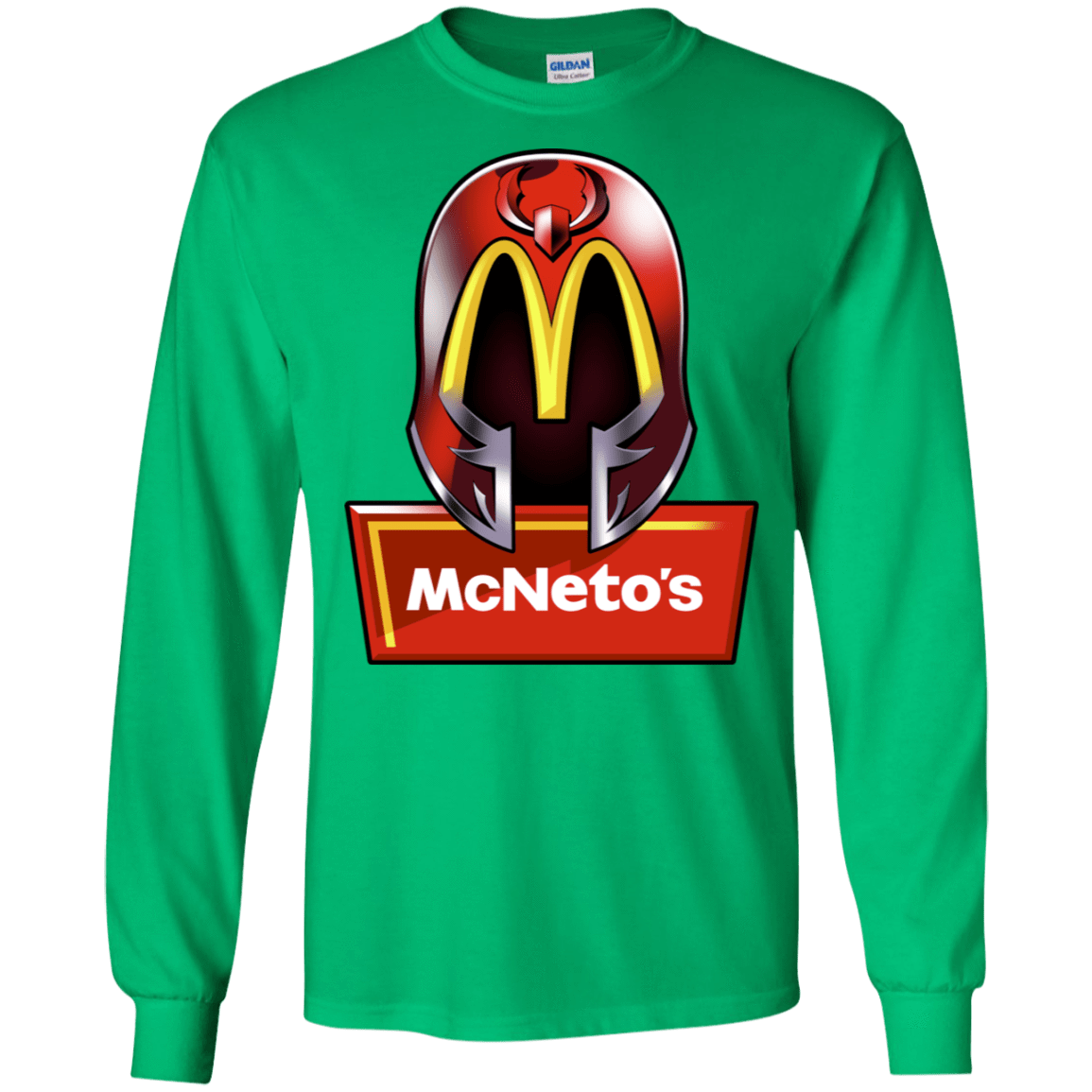 T-Shirts Irish Green / S McNeto's Men's Long Sleeve T-Shirt