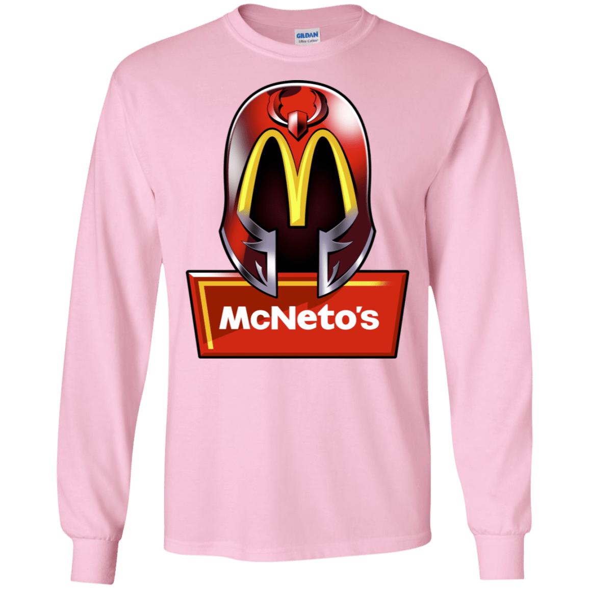 T-Shirts Light Pink / S McNeto's Men's Long Sleeve T-Shirt