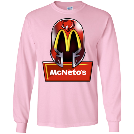 T-Shirts Light Pink / S McNeto's Men's Long Sleeve T-Shirt