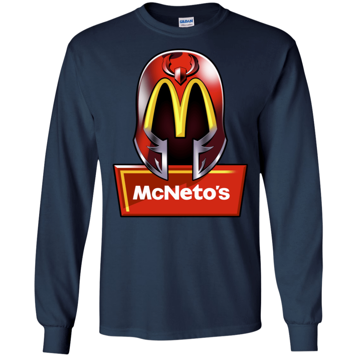 T-Shirts Navy / S McNeto's Men's Long Sleeve T-Shirt