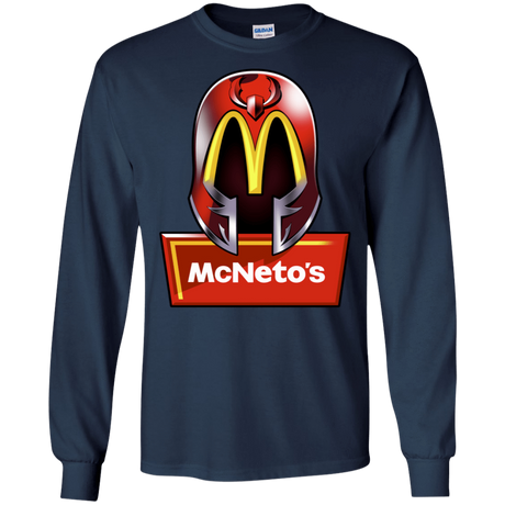 T-Shirts Navy / S McNeto's Men's Long Sleeve T-Shirt