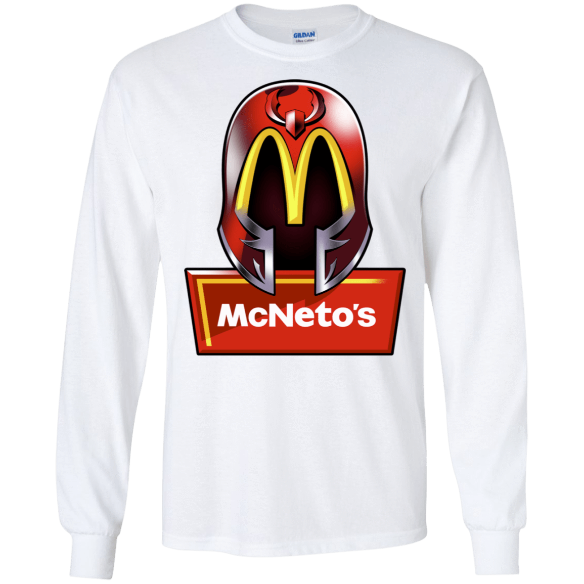 T-Shirts White / S McNeto's Men's Long Sleeve T-Shirt