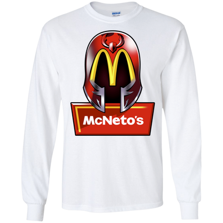 T-Shirts White / S McNeto's Men's Long Sleeve T-Shirt