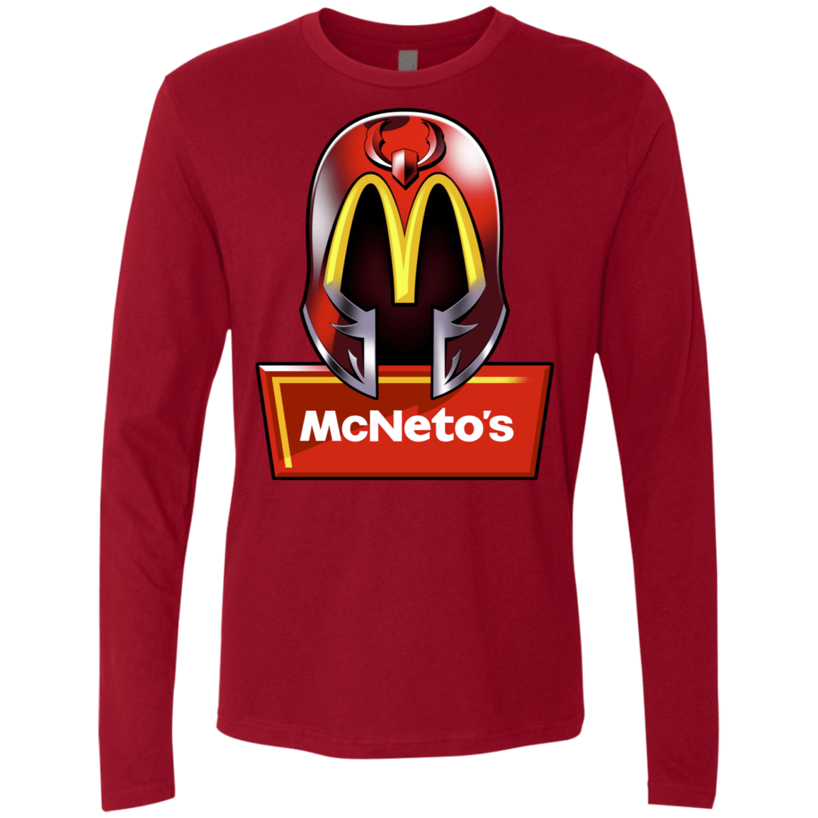 T-Shirts Cardinal / S McNeto's Men's Premium Long Sleeve