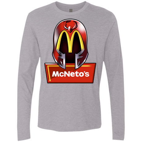 T-Shirts Heather Grey / S McNeto's Men's Premium Long Sleeve