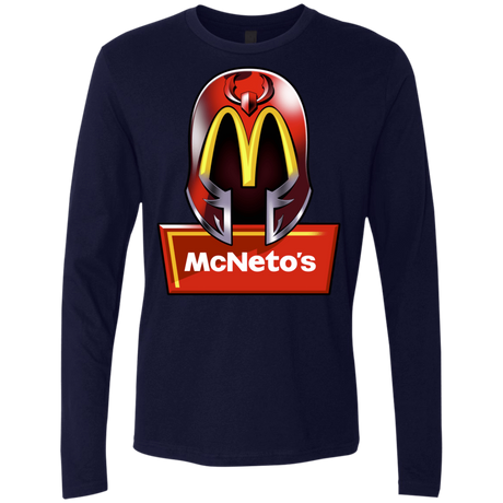 T-Shirts Midnight Navy / S McNeto's Men's Premium Long Sleeve