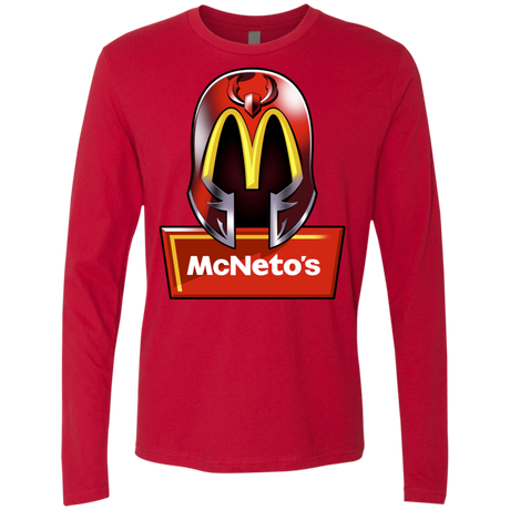 T-Shirts Red / S McNeto's Men's Premium Long Sleeve