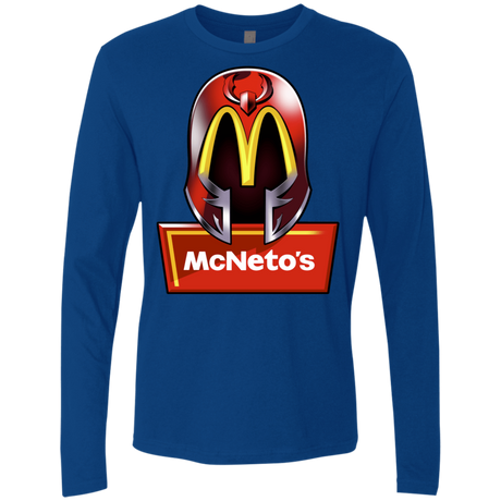 T-Shirts Royal / S McNeto's Men's Premium Long Sleeve