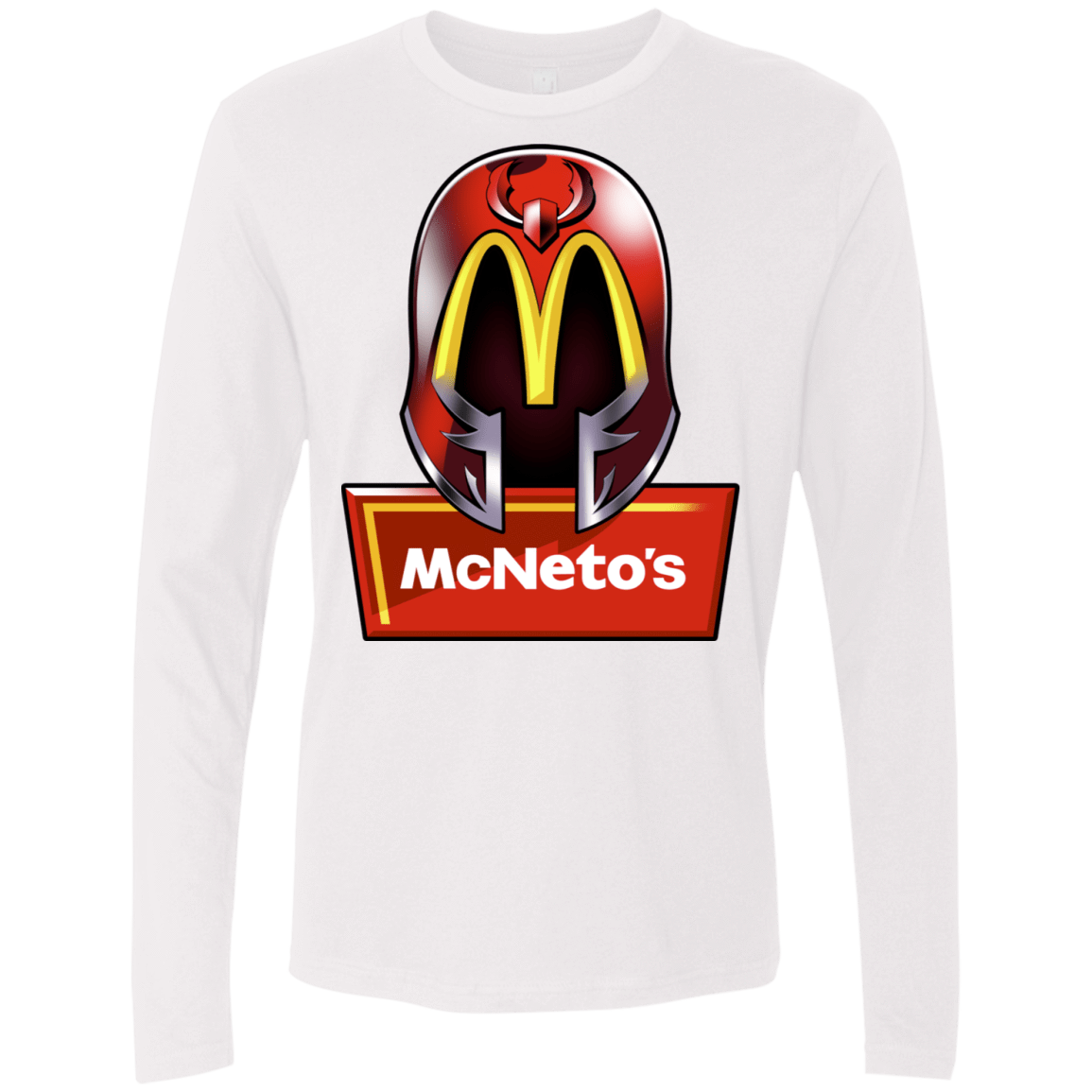 T-Shirts White / S McNeto's Men's Premium Long Sleeve