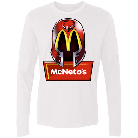 T-Shirts White / S McNeto's Men's Premium Long Sleeve