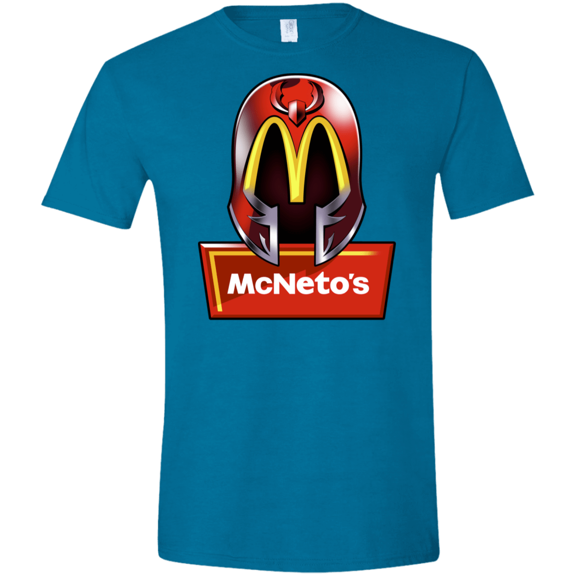 T-Shirts Antique Sapphire / S McNeto's Men's Semi-Fitted Softstyle