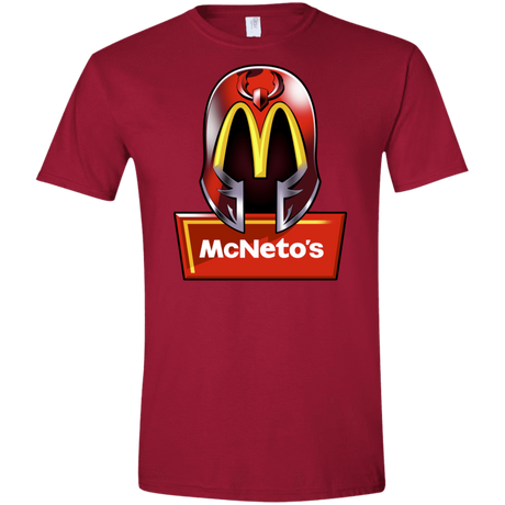 T-Shirts Cardinal Red / S McNeto's Men's Semi-Fitted Softstyle