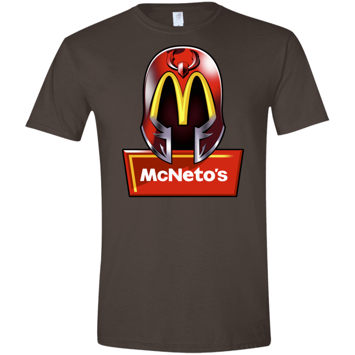 T-Shirts Dark Chocolate / S McNeto's Men's Semi-Fitted Softstyle