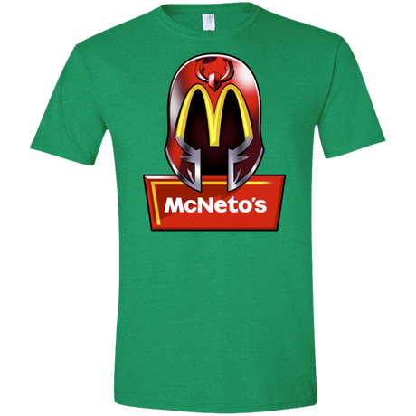 T-Shirts Heather Irish Green / M McNeto's Men's Semi-Fitted Softstyle