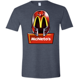 T-Shirts Heather Navy / S McNeto's Men's Semi-Fitted Softstyle