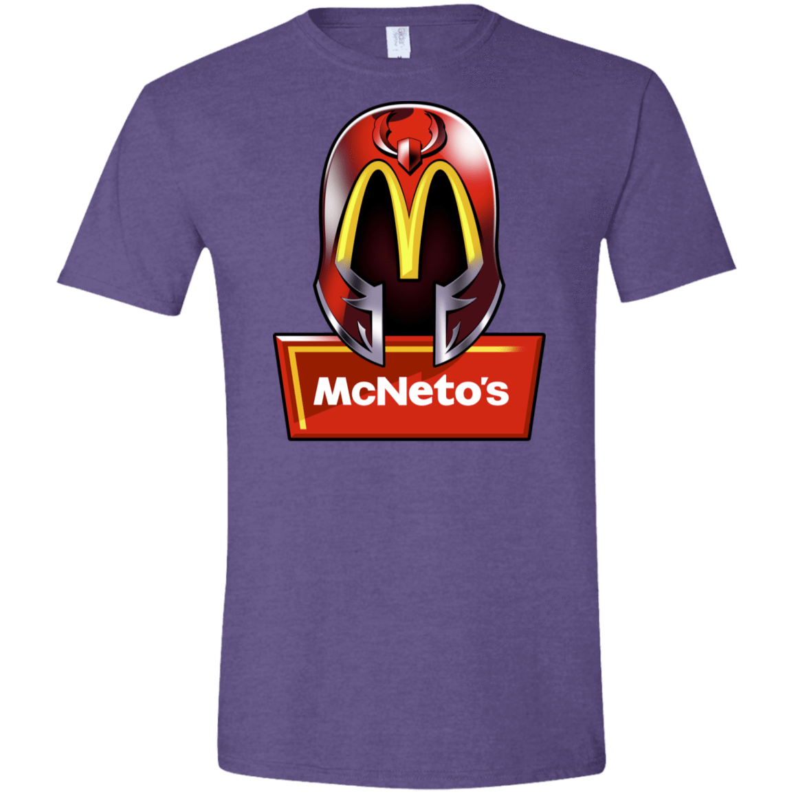T-Shirts Heather Purple / S McNeto's Men's Semi-Fitted Softstyle
