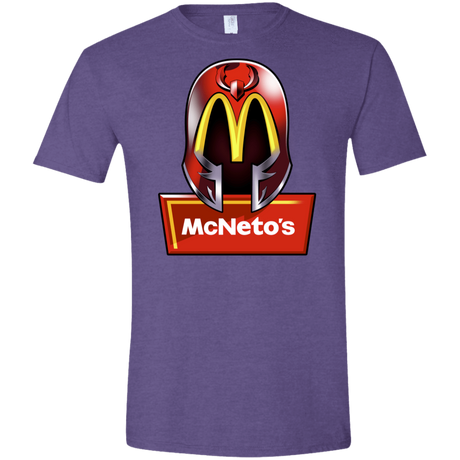 T-Shirts Heather Purple / S McNeto's Men's Semi-Fitted Softstyle