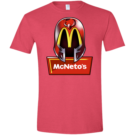 T-Shirts Heather Red / S McNeto's Men's Semi-Fitted Softstyle