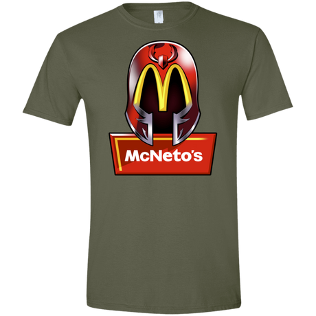 T-Shirts Military Green / S McNeto's Men's Semi-Fitted Softstyle