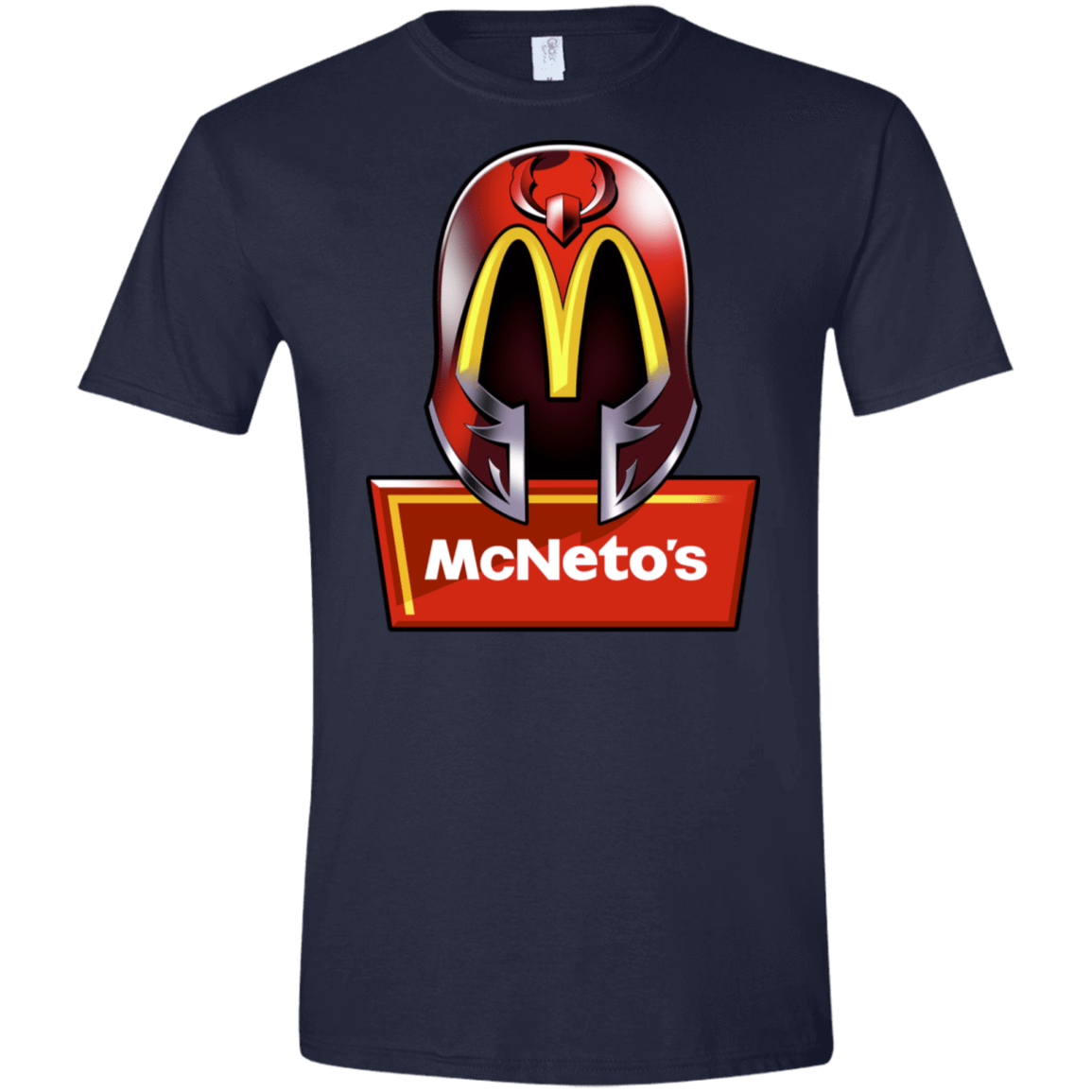 T-Shirts Navy / X-Small McNeto's Men's Semi-Fitted Softstyle