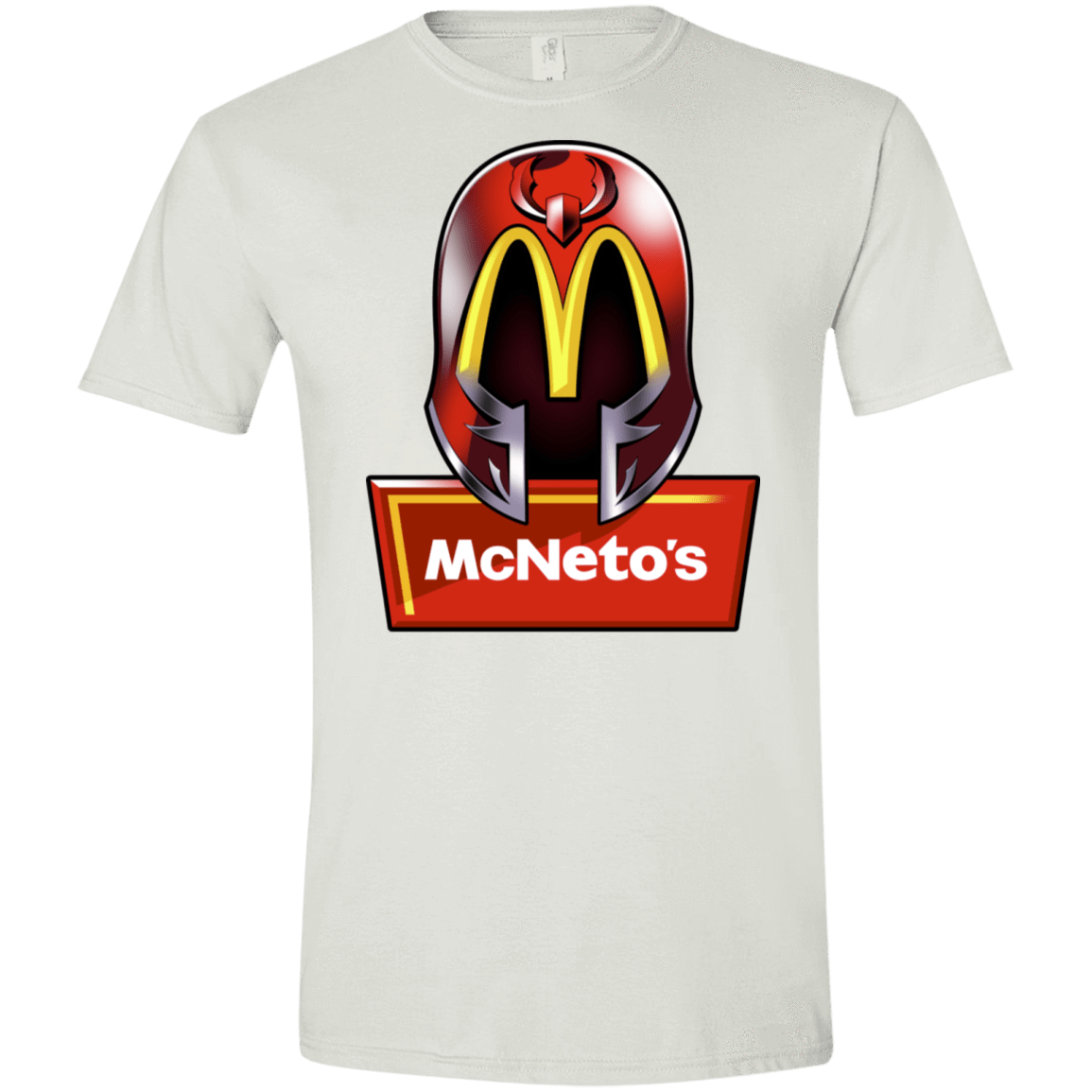 T-Shirts White / X-Small McNeto's Men's Semi-Fitted Softstyle