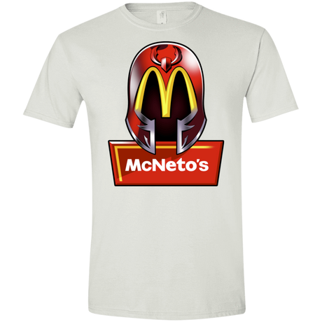 T-Shirts White / X-Small McNeto's Men's Semi-Fitted Softstyle