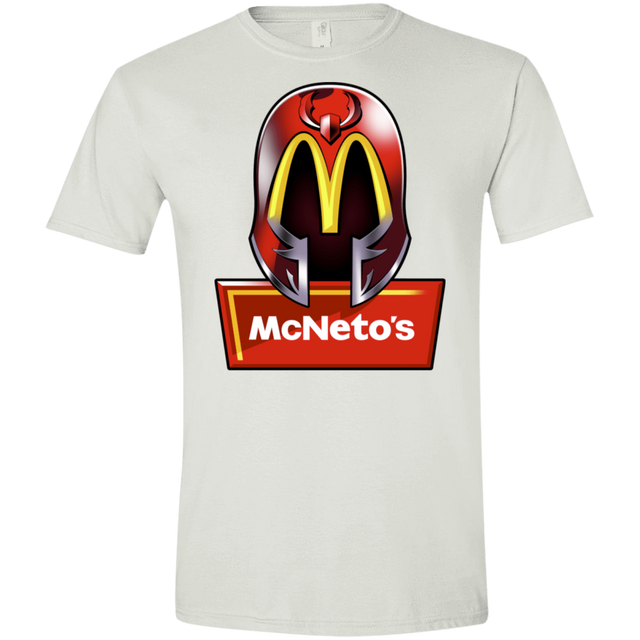 T-Shirts White / X-Small McNeto's Men's Semi-Fitted Softstyle