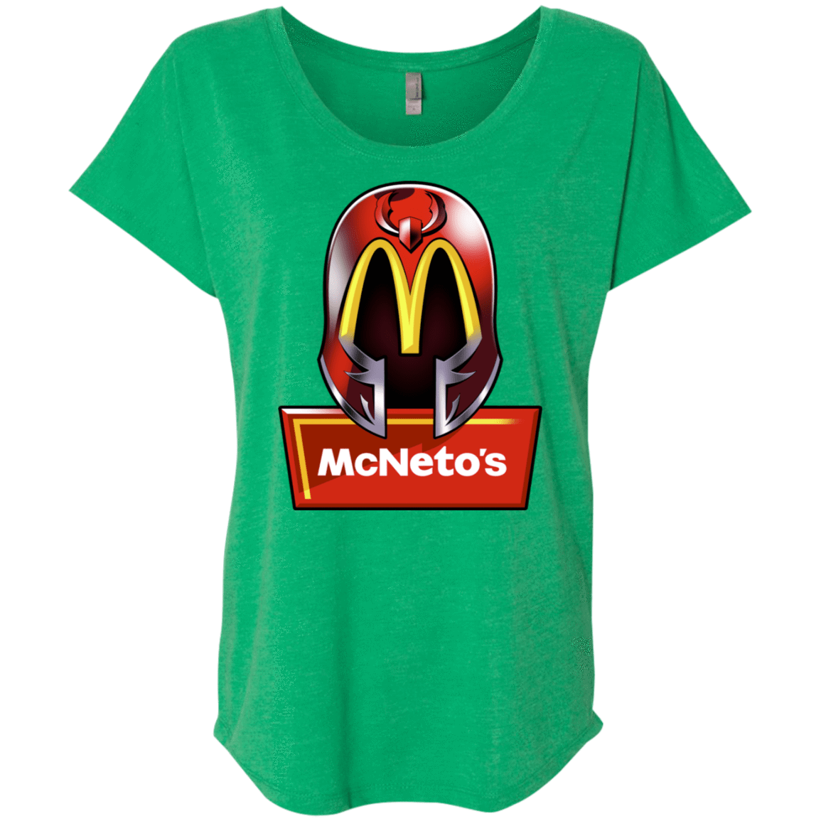 T-Shirts Envy / X-Small McNeto's Triblend Dolman Sleeve