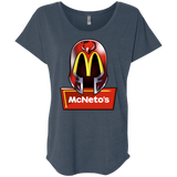 T-Shirts Indigo / X-Small McNeto's Triblend Dolman Sleeve