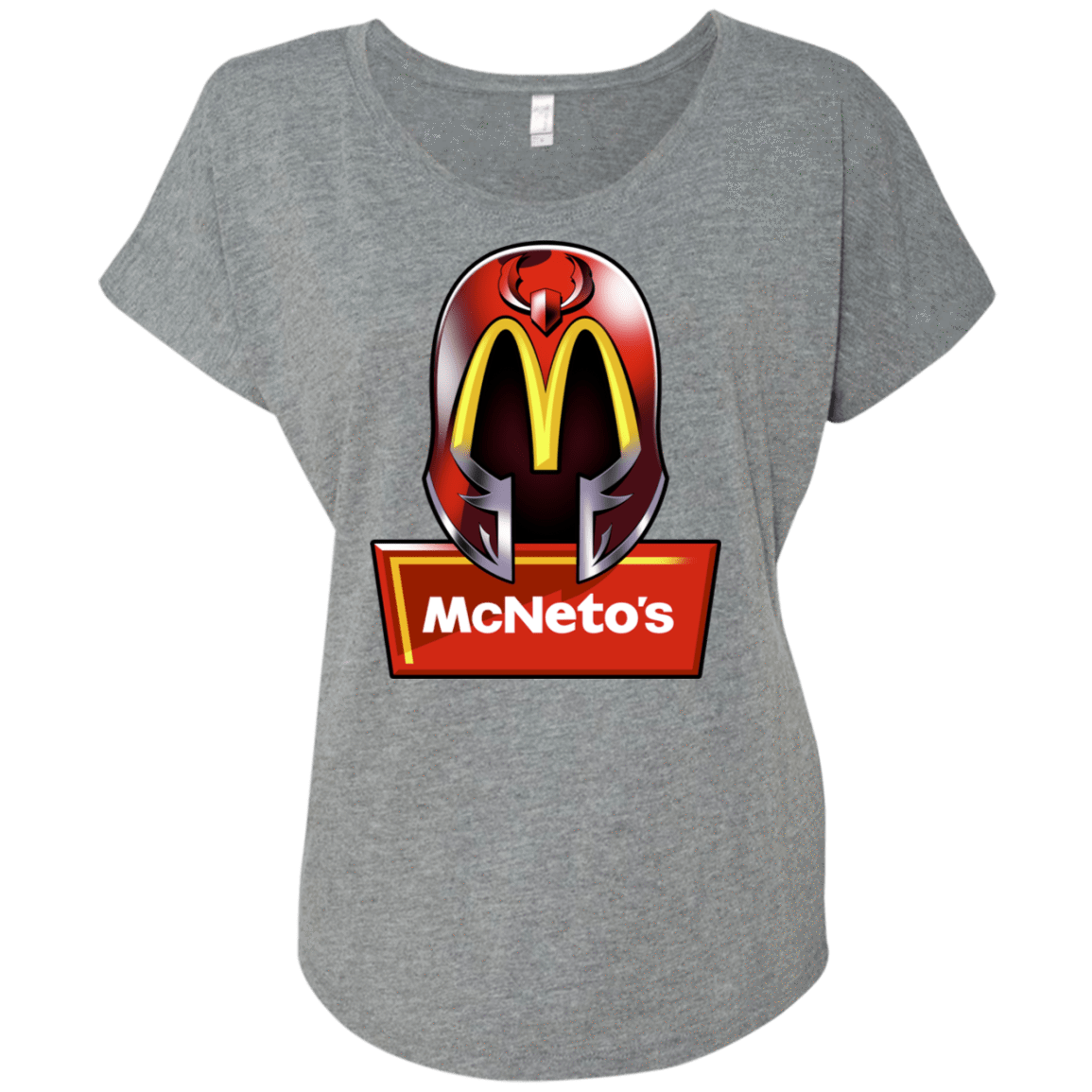 T-Shirts Premium Heather / X-Small McNeto's Triblend Dolman Sleeve