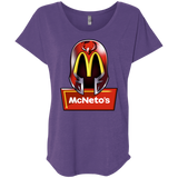 T-Shirts Purple Rush / X-Small McNeto's Triblend Dolman Sleeve