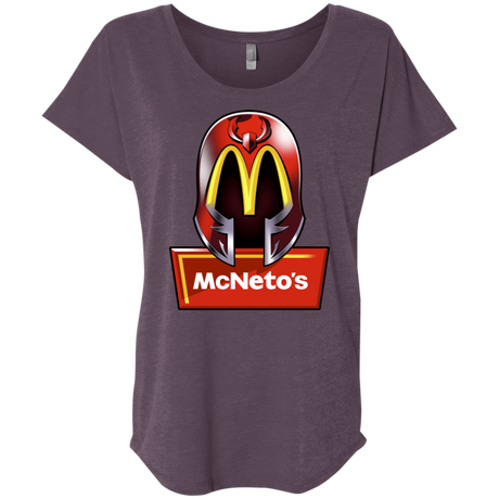T-Shirts Vintage Purple / X-Small McNeto's Triblend Dolman Sleeve