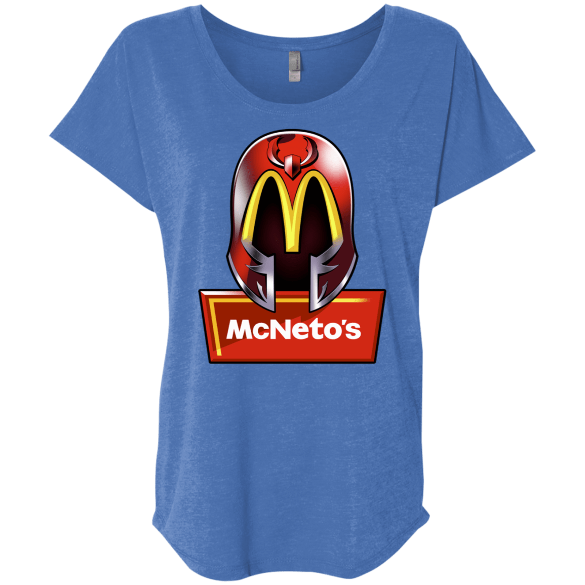 T-Shirts Vintage Royal / X-Small McNeto's Triblend Dolman Sleeve