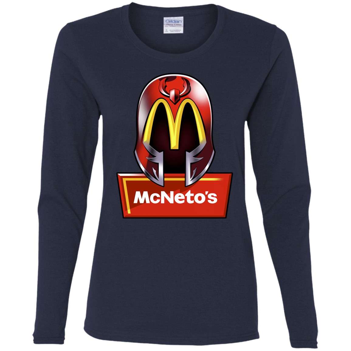 T-Shirts Navy / S McNeto's Women's Long Sleeve T-Shirt